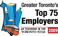 Top Employers Toronto75 2009 Award